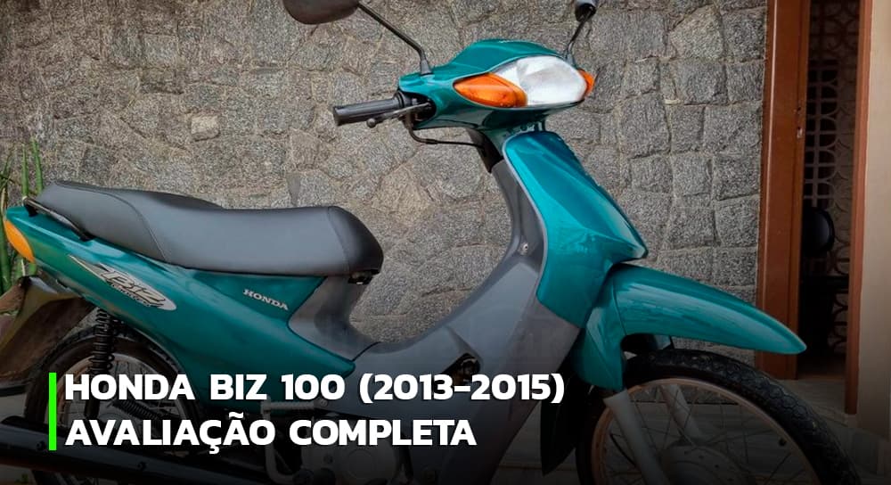 Imagem do post Honda Biz 100 (2013 – 2015) – Avaliação completa por ano/modelo