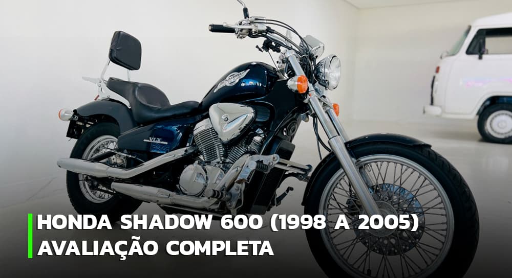 Imagem do post Honda Shadow 600 (1998 – 2005) – Avaliação completa por ano/modelo